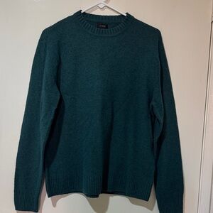 J. Crew Men's Crewneck Sweater - Dark Green